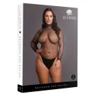 Mesh Bodysuit with Turtleneck – Black – XL/4XL — Photo 1
