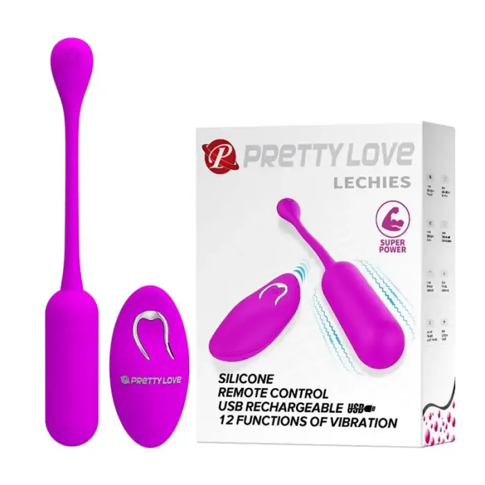 PRETTY LOVE LECHIES виброяйцо с беспроводным пультом управления – 12 функций