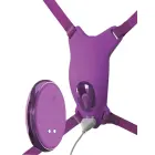 Ultimate Butterfly strap-on vibraator – 10 cm (4″) – roosa — Foto 3