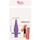 Tingling Touch Vibrating Anal Plug – 13 cm – Black — Photo 7