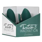 Twitch 3 laetav vibraator imemisfunktsiooniga – 18 cm (7″) – roheline — Foto 2