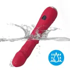 Jackal Red G-punkta vibrators ar kustību funkciju – 21.9 cm (8.6″) – sarkans Foto 9