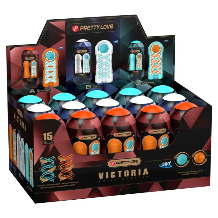 PRETTY LOVE - VICTORIA WHIRL MYSTERY мастурбатор – прозрачный