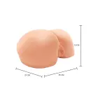 Big Bubble Butt Bitch vibruojantis masturbatorius – kūno spalva — Nuotrauka 2