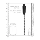 Elektrostimulācijas vibrējošais uretrālais zonde – melns Foto 16