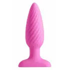 INYA Swirl Pink – Vibrating Ribbed Plug, 10 Modes, 10.7 cm — Photo 2