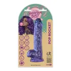 Bubblegum Blast Pop Rocket – želejas dildo ar piesūcekni – violets – 17 cm — Foto 1