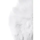 TOYFA metāla anālais spraudnis ar mākslīgās kažokādas asti – Sudrabains Foto 5