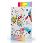 b-Vibe Unicorn Plug Vibrating Model with Removable Rainbow Tail – M – Multicolored — Photo 1