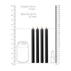 Ouch! Teasing Massage Candles – Black – 4 pcs — Photo 3