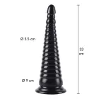 Extreme Anal Cone – 33 cm (13″) – Black — Photo 1