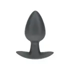 Glodus silikoninis analinis kištukas – M – 7.9 cm (3.1″) – Gunmetal — Nuotrauka 4