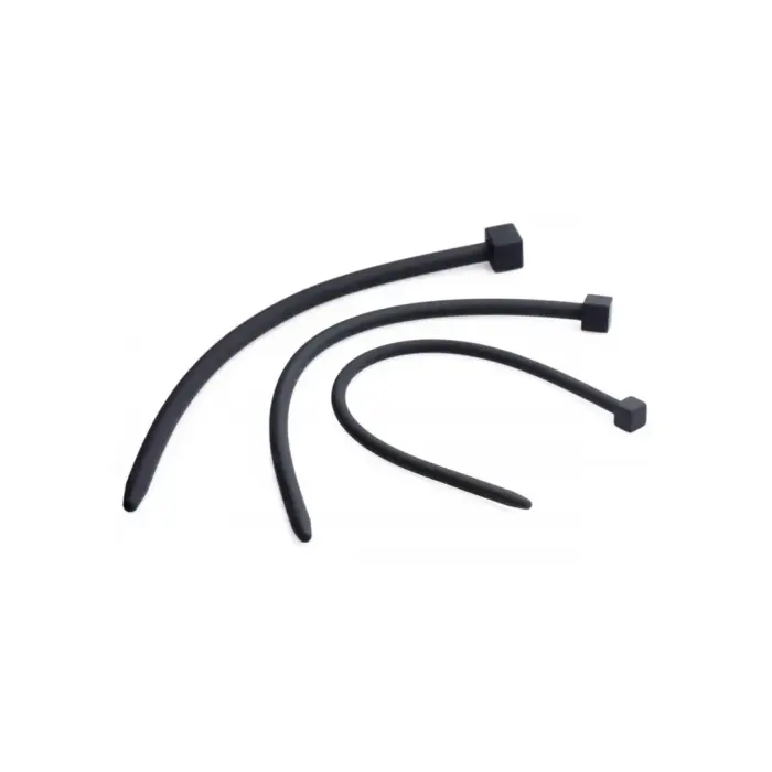 XR Brands Master Series silikono šlaplės žaislas Screw-On Luxury – juodas