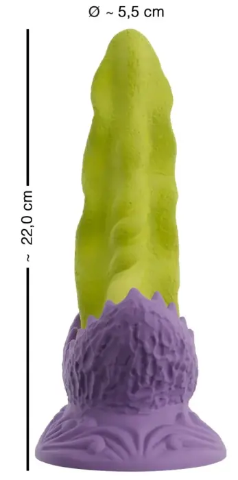 Beasty Cocks Passion Plant LED dildo – 22 cm (8.7″) – Šviečiantis tamsoje Photo