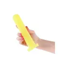 FIREFLY THRILL – pimedas hõõguv dildo iminappidega – kollane – 19,3 cm — Foto 5