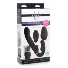 Swirl – strapless vibrating strap-on with inflatable bulb and remote – black — Photo 6