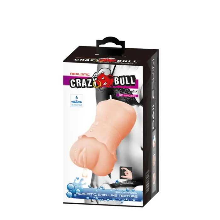 CRAZY BULL Realistic Vagina Masturbator – Skin