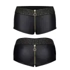 MICHELLE001 Wetlook lühikesed püksid kuldse lukuga – must – L Photo