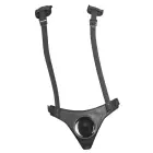 Pipedream Body Dock Suspenders – strap-on rakmed trakside ja iminapa plaadiga – must — Foto 4