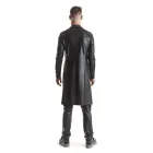 RMSergio001 Wetlook mētelis – melns – XL — Foto 4