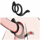 ARMONY Tail Double Ring Black – Anatomical Silicone Dual Support System — Photo 3