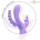 INTENSE MIKO Triple System Vibrator – 19.5 cm (7.7″) – Purple — Photo 3