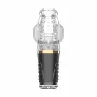 Teazers – automatic masturbator with thrusting, rotation and vibration, rechargeable – black – 25 cm — Photo 4