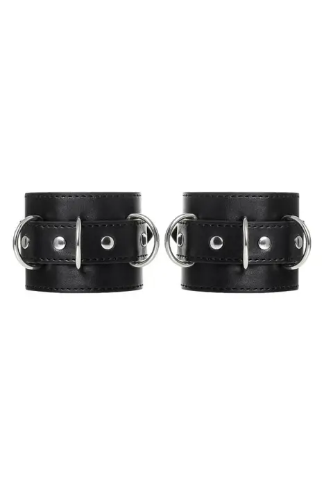 Anonymo handcuffs, PU leather, black Photo
