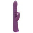 Javida 2 funkcijų triušio vibratorius – 23.7 cm (9.3″) – rožinis — Nuotrauka 2