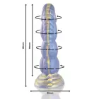 EPIC CYBERSILICOCK Poseidon Intimate Model дилдо – 22 см (8.7″) – синий — Фото 2
