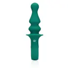Pawn Shaped Vibrator - Peacock Plume – 16.5 cm – Green Photo