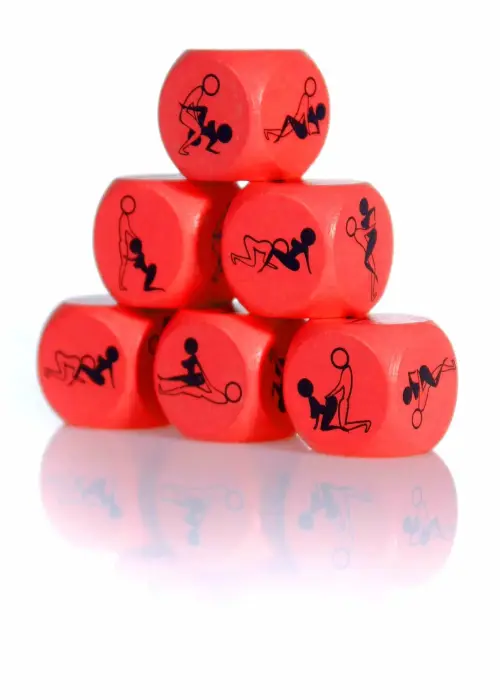 Zabawka-Kostka Miłości 25mm CZERWONA - 1 sztuka Foto 2