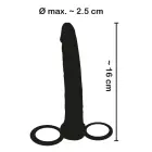 Anal Special черный дилдо – 16 cm (6.3″) — Фото 4