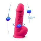 Silex-D Model 1 Realistic Dildo – 21.6 cm (8.5″) – Pink — Photo 2