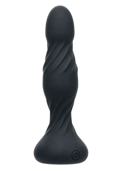 Deep Textured Anal Probe – Black