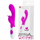 PRETTY LOVE Butterfly Kiss кролик-вибратор – 19 см (7.5″) – фиолетовый — Фото 2