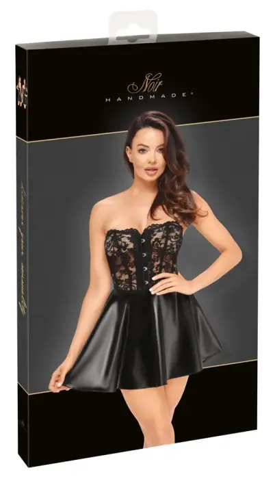 Noir Libido Exclusive Corset Dress – Black