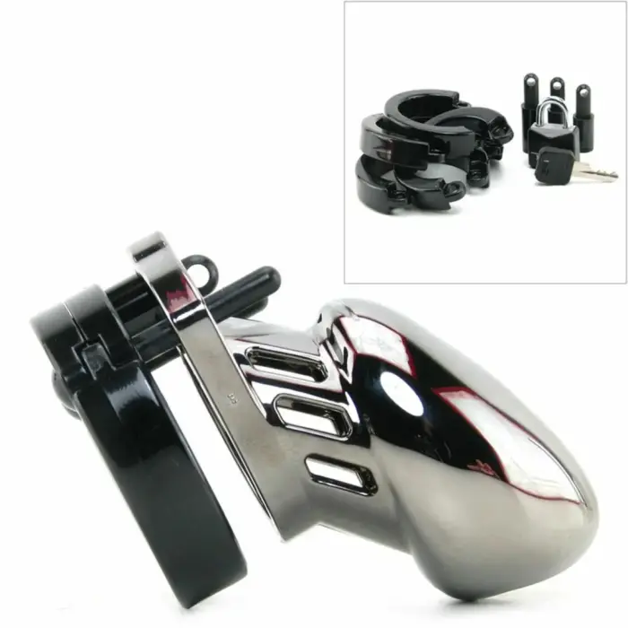 CB-X CB-6000S Chrome 35 mm безопасная поликарбонатная система целомудрия