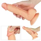 LoveToy The Ultra Soft Dude – reālistisks dildo – TPE – miesas krāsa – 20,3 cm — Foto 3