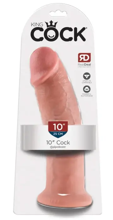 KC 10 Realistlik dildo iminapaga – 25.4 cm (10″)