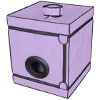 Secret Dome Bukkake BDSM krēsls – violets Foto 3