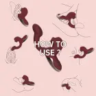 Magic Motion Magic Ponder vibrators ar laizīšanas funkciju un G-punkta stimulāciju – sarkans Foto 8