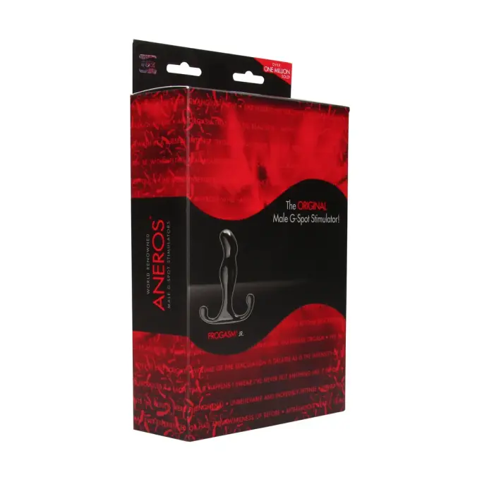 Progasm Jr. Prostatos masažuoklis – S – Juodas