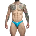 Justin+Simon Classic Tanga – Aqua – M — Photo 4