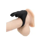 Happy Rabbit Rechargeable Vibrating Cock Ring – Black — Photo 4