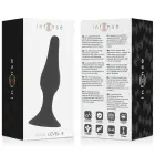 Intense Anal Level 4 pažangus silikoninis analinis kištukas – 15.5 cm – juodas — Nuotrauka 3
