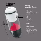 CRUSHIOUS Slurpy 2 in 1 nuimamas masturbatorius – 22 cm — Nuotrauka 8