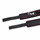 OHMAMA Scandal Adjustable Wrist Restraints – Black-Red — Photo 5