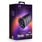 M ELITE PLATINUM вибрирующий мастурбатор – 14 см – черный — Фото 1