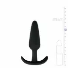 Анальная пробка EasyToys Silicone Intimate L – 13 см – черный — Фото 5